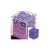 Dice and Gaming Accessories D6 Sets: Opaque: 12mm D6 Purple/White