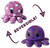 Stuffed Toys: Reversible Octopus Mini Plush: Polka Dot & Shimmer