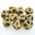 Dice and Gaming Accessories D10 Sets: Opaque: D10 Ivory/Black (10)