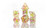 Dice and Gaming Accessories Polyhedral RPG Sets: Transparent/Translucent - RPG Dice Set (7): Melon Ball Glowworm [SDZ 0006-06]