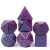 Dice and Gaming Accessories Polyhedral RPG Sets: Purple and Pink - Castle Dice (7) - Royal 25mm