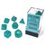 Dice and Gaming Accessories Polyhedral RPG Sets: Blue and Turquoise - Borealis: Teal/Gold - Luminary (7)