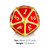 Dice and Gaming Accessories Other Gaming Accessories: Red & Gold - Metal Spindown D20