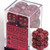 Dice and Gaming Accessories D6 Sets: Swirled - Vortex: 16mm D6 Burgundy/Gold (12)