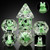 Dice and Gaming Accessories Polyhedral RPG Sets: Transparent/Translucent - Frog - Resin (7)