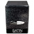 Deck Boxes: Satin Cube Deck Box - Glitter Black