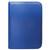 Card Binders & Pages: Vivid 4-Pocket Zippered PRO-Binder: Blue