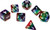 Dice and Gaming Accessories Polyhedral RPG Sets: RPG Dice Set (7): Rainbow Translucent Resin