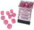 Dice and Gaming Accessories D6 Sets: Purple and Pink - Borealis: 12mm D6 Pink/Silver - Luminary (36)