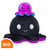 Stuffed Toys: BIG Reversible Octopus Plush: Black & Rainbow