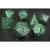 Dice and Gaming Accessories Polyhedral RPG Sets: Metal and Metallic - Banded Sylvan Slash - Metal (7)
