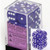 Dice and Gaming Accessories D6 Sets: Opaque: 16mm D6 Purple/White (12)