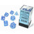 Dice and Gaming Accessories Polyhedral RPG Sets: Blue and Turquoise - Borealis: Poly Sky Blue/White - Luminary (7)