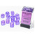 Dice and Gaming Accessories D6 Sets: Purple and Pink - Borealis: 16mm D6 Purple/White - Luminary (12)