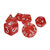Dice and Gaming Accessories Game-Specific Dice Sets: Polyhedral Dice Set (7): Munchkin - Red/White