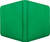 Card Binders & Pages: Vivid 12-Pocket Zippered PRO-Binder - Green