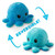 Stuffed Toys: Reversible Octopus Plush: Double Blue