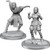 RPG Miniatures: Deep Cuts - Pathfinder Unpainted Minis: Half-Elf Monk Females