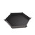 Dice and Gaming Accessories Dice Towers and Trays: Black/Gray Hexagonal Magnetic Dice Tray Dice and Gaming Accessories Dice Towers and Trays: Black/Gray Hexagonal Magnetic Dice Tray