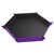 Dice and Gaming Accessories Dice Towers and Trays: Black/Purple Hexagonal Magnetic Dice Tray