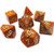 Dice and Gaming Accessories Polyhedral RPG Sets: Glitter: Mini-Polyhedral Gold/silver 7-Die Set