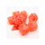 Dice and Gaming Accessories Polyhedral RPG Sets: Lab Dice 7: 7-set Translucent Neon Orange with white