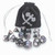 Dice and Gaming Accessories Polyhedral RPG Sets: Acrylic Glimmer/White Slashing Damage Dice Set (14)