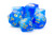 Dice and Gaming Accessories Polyhedral RPG Sets: Blue and Turquoise - Nebula - Blue (7)