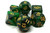 Dice and Gaming Accessories Polyhedral RPG Sets: Yellow and Green - Galaxy - Green & Black (7)