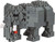 Nanoblock Collection: Animals - African Elephant