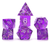 Dice and Gaming Accessories Polyhedral RPG Sets: Purple and Pink - Purple Fairy Sharp Edge (7)