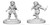 RPG Miniatures: Adventurers - Nolzur's Marvelous Unpainted Minis: Halfling Female Rogue