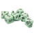 Dice and Gaming Accessories Polyhedral RPG Sets: Opaque: Pastel Green/Black (7)