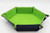 Dice and Gaming Accessories Dice Towers and Trays: Leatherette & Velvet Hex Dice Tray (Navy with Lime)
