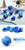 Dice and Gaming Accessories Polyhedral RPG Sets: Blue and Turquoise - Horizon (Glow in the Dark) - Silicone (7)