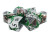 Dice and Gaming Accessories Polyhedral RPG Sets: Metal and Metallic - Soaring Dragon: Silver w/ Green - Metal (7) Dice and Gaming Accessories Polyhedral RPG Sets: Metal and Metallic - Soaring Dragon: Silver w/ Green - Metal (7)