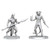 RPG Miniatures: Monsters and Enemies - Pathfinder Battles Unpainted Minis: Vordine (Infantry Devil) & Pitborn Rogue