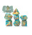 Dice and Gaming Accessories Polyhedral RPG Sets: Swirled - Self Portrait - Van Gogh Dice (7)
