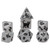 Dice and Gaming Accessories Polyhedral RPG Sets: Black and Grey - Animal Dice - Shimmerpaw (7)