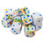 Dice and Gaming Accessories D6 Sets: Multicolored - Brush: 16mm D6 Breezy/Blue (12)