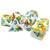 Dice and Gaming Accessories Polyhedral RPG Sets: Multicolored - Brush: Breezy/Blue (7)