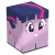 Deck Boxes: Premium Single Dboxes - Twilight Sparkle - MLP Squaroes Deck Box