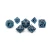 Dice and Gaming Accessories Polyhedral RPG Sets: Metal and Metallic - Space Series - Force Field (7)