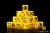 Dice and Gaming Accessories D6 Sets: Yellow and Green - Almighty Hand Dice (25) Square Corner
