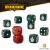 Dice and Gaming Accessories D6 Sets: Red and Orange - Warmachine: Southern Kriels Fire Tongue Warriors Official Dice Set (10)
