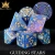 Dice and Gaming Accessories Polyhedral RPG Sets: Blue and Turquoise - Guiding Stars (7)