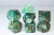 Dice and Gaming Accessories Polyhedral RPG Sets: Yellow and Green - Queen's Armory (7) - Woodland 25mm