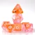 Dice and Gaming Accessories Polyhedral RPG Sets: Red and Orange - Ember Glow (7)