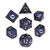 Dice and Gaming Accessories Polyhedral RPG Sets: Metal and Metallic - Dragon Scale: Matte Gunmetal Blue - Metal (7)