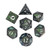 Dice and Gaming Accessories Polyhedral RPG Sets: Metal and Metallic - Dragon Scale: Matte Gunmetal Green - Metal (7)